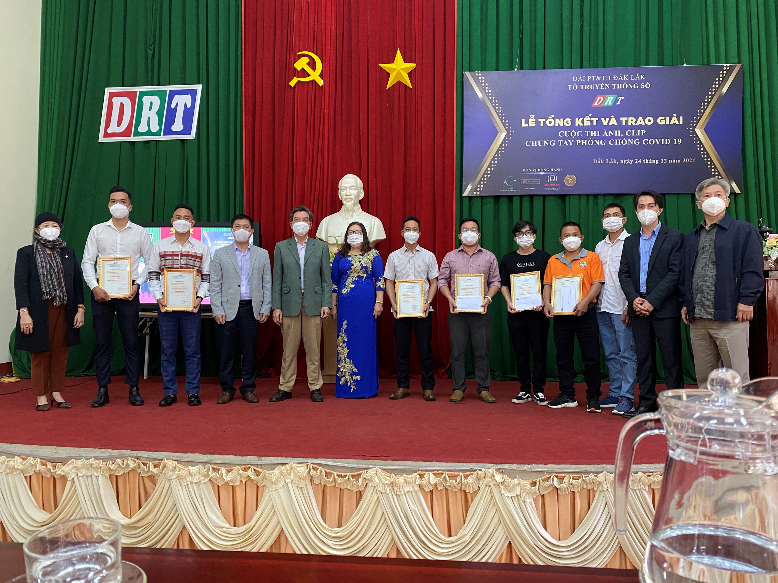 Đài PTTH Đắk Lắk tổ chức Lễ tổng kết và trao giải Cuộc thi ảnh, clip chung tay phòng chống dịch Covid-19
